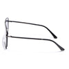 Zephy | Black Wayfarer Sunglasses for Men & Women | Grey & Clear Lens - MG7316