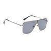 Zephy | Silver Wayfarer Sunglasses | Black Lens - MG7317