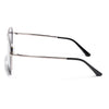 Zephy | Silver Wayfarer Sunglasses | Black Lens - MG7317