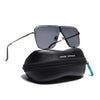 Zephy | Silver Wayfarer Sunglasses | Black Lens - MG7317