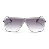 Zephy | Grey Wayfarer Sunglasses | Olive & Clear Lens - MG7321