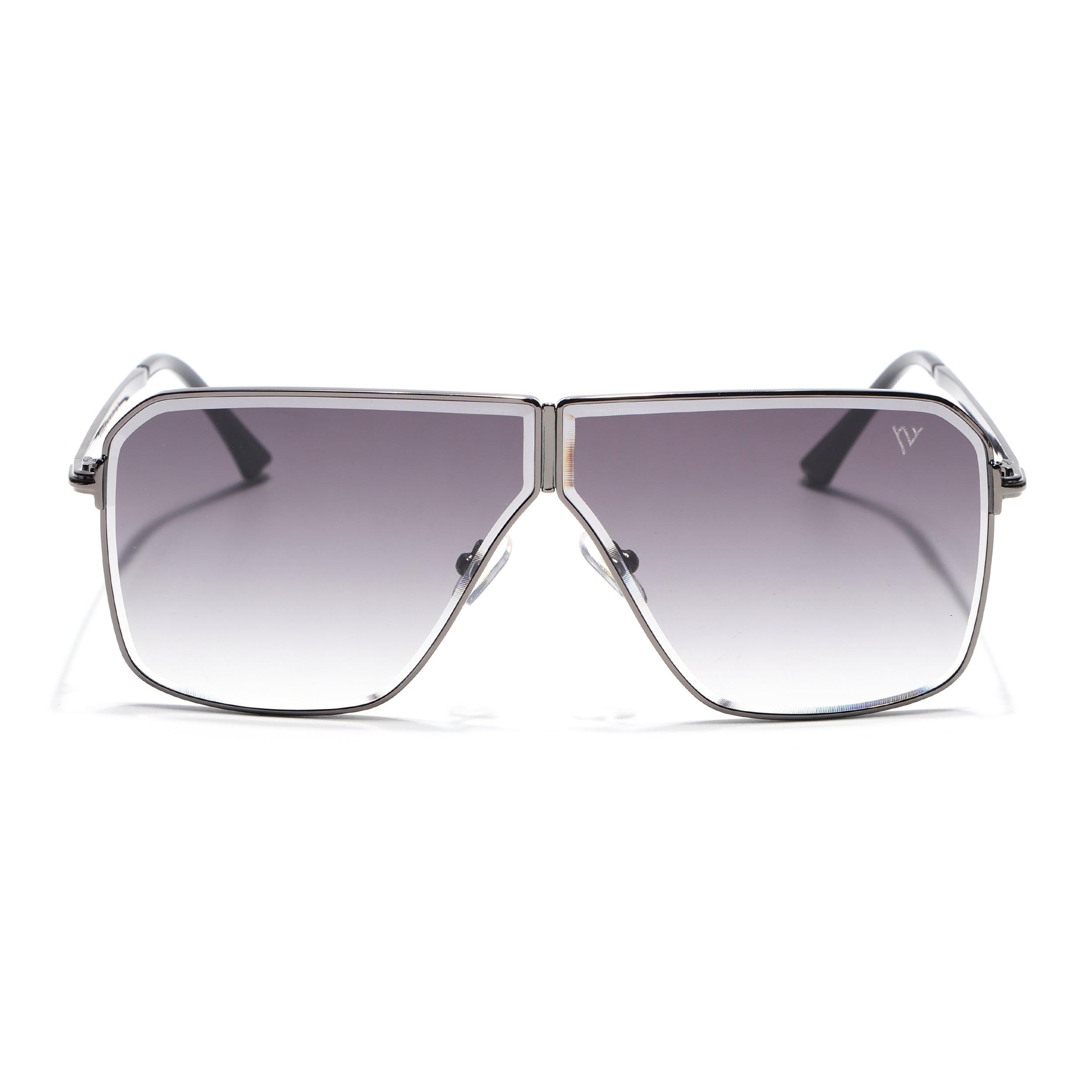 Wayfarer Sunglasses for Men & Women (Olive & Clear Lens | Grey Frame - MG7321)