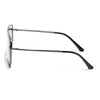 Zephy | Grey Wayfarer Sunglasses | Olive & Clear Lens - MG7321