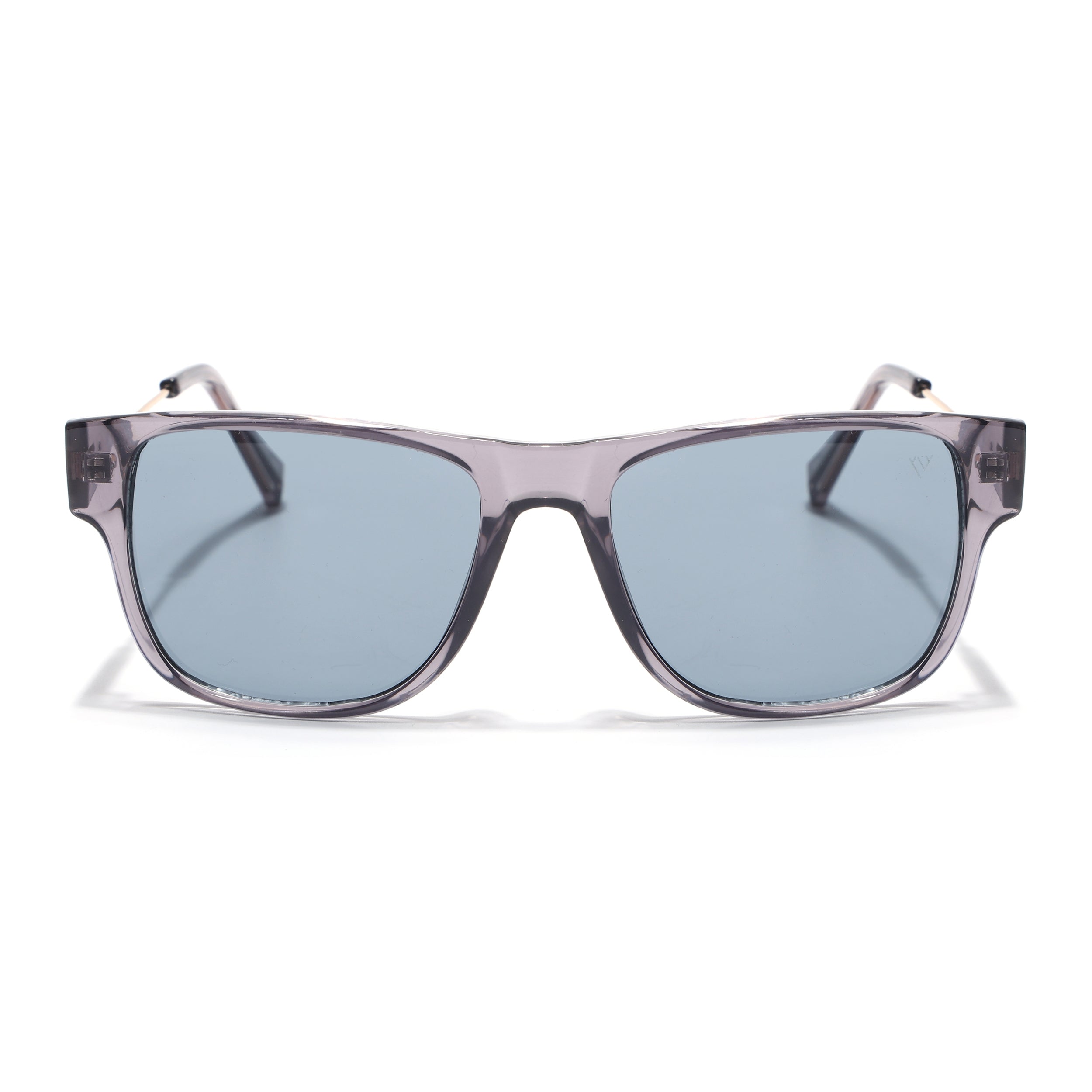 Square Sunglasses for Men & Women (Grey Lens | Grey Frame - SLMG7237)