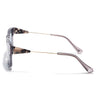 Square Sunglasses for Men & Women (Grey Lens | Grey Frame - SLMG7237)