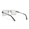 Calen | Smoke Black Rimless Sunglasses | Gun Metal Frame - MG8706
