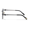 Calen | Smoke Black Rimless Sunglasses | Gun Metal Frame - MG8706