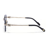Calen | Black Rimless Sunglasses | Golden Frame - MG8708