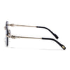 Calen | Brown Rimless Sunglasses | Golden Frame - MG8709