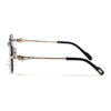 Calen | Grey & Brown Rimless Sunglasses | Golden Frame - MG8710