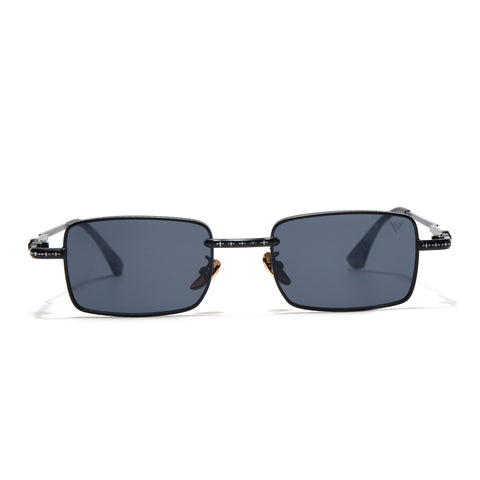 Enoch | Black Rectangle Sunglasses | Black Frame - MG8700