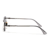 Enoch | Blue Rectangle Sunglasses | Gun Metal Frame - MG8701