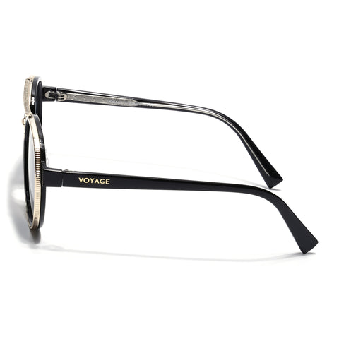 Signature Aviator | Golden & Black Sunglasses | Grey Lens  - MG7151