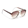 Signature Aviator | Golden & Brown Sunglasses | Brown & Clear Lens - MG7152
