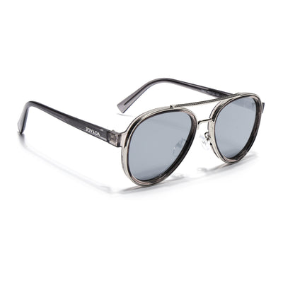 Signature Aviator | Silver & Grey Sunglasses | Grey Lens - MG7153