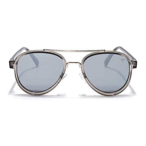 Signature Aviator | Silver & Grey Sunglasses | Grey Lens - MG7153