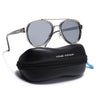 Signature Aviator | Silver & Grey Sunglasses | Grey Lens - MG7153