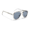 Signature Aviator | Silver & Transparent Sunglasses | Grey Lens - MG7154