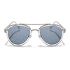 Signature Aviator | Silver & Transparent Sunglasses | Grey Lens - MG7154