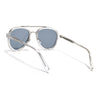 Signature Aviator | Silver & Transparent Sunglasses | Grey Lens - MG7154