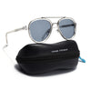 Signature Aviator | Silver & Transparent Sunglasses | Grey Lens - MG7154