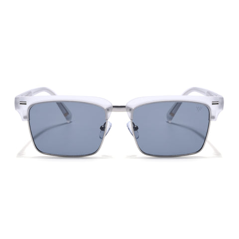 Stark | Silver Clubmaster Sunglasses | Grey Lens | MG7052