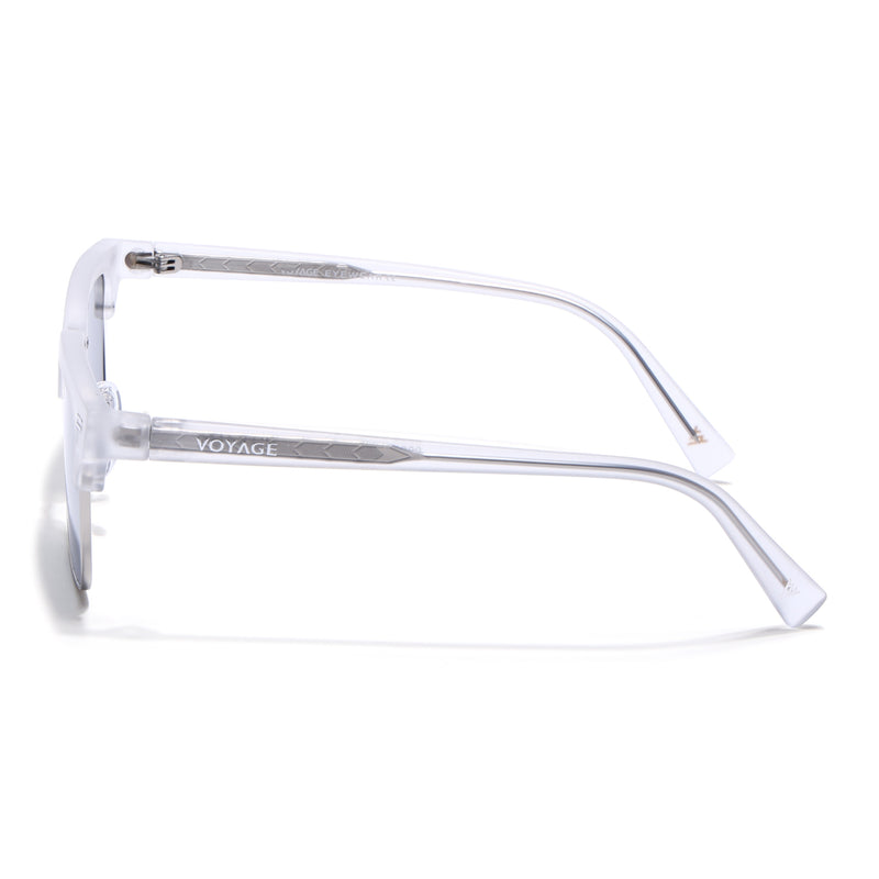 Stark | Silver Clubmaster Sunglasses | Grey Lens | MG7052