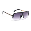Knox | Shine Black Wayfarer Sunglasses | Grey & Clear Lens  - MG7322