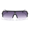 Knox | Shine Black Wayfarer Sunglasses | Grey & Clear Lens  - MG7322
