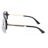 Knox | Shine Black Wayfarer Sunglasses | Grey & Clear Lens  - MG7322
