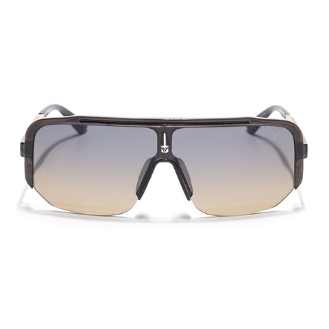 Knox | Grey Wayfarer Sunglasses | Grey & Brown Lens - MG7323