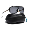 Knox | Matt Black Wayfarer Sunglasses | Black Lens - MG7324