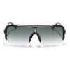 Knox | Matt Black Wayfarer Sunglasses | Olive & Clear Lens  - MG7325