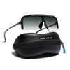 Knox | Matt Black Wayfarer Sunglasses | Olive & Clear Lens  - MG7325