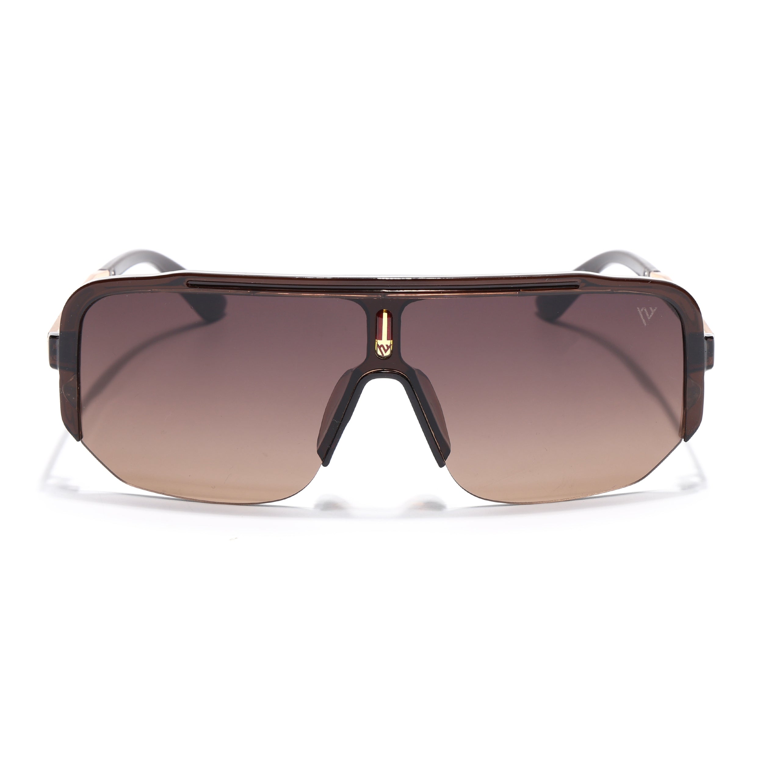 Wayfarer Sunglasses for Men & Women (Brown Lens | Brown Frame - MG7326)