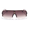 Knox | Brown Wayfarer Sunglasses | Brown & Clear Lens - MG7327