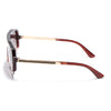 Knox | Brown Wayfarer Sunglasses | Brown & Clear Lens - MG7327