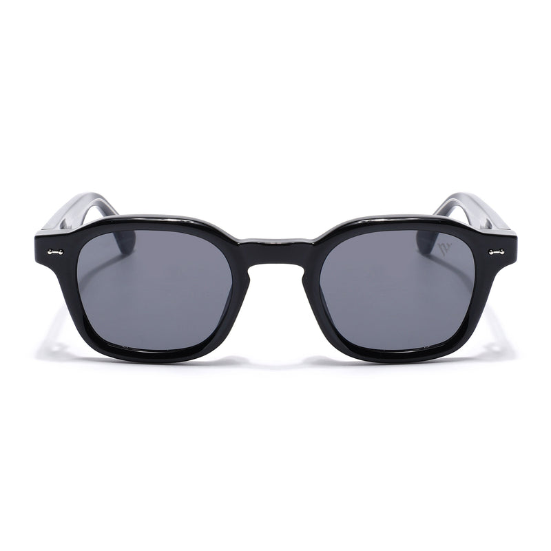 Anton | Shine Black Wayfarer Sunglasses | MG8148