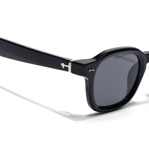 Anton | Shine Black Wayfarer Sunglasses | MG8148