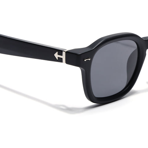Anton | Matt Black Wayfarer Sunglasses | MG8149