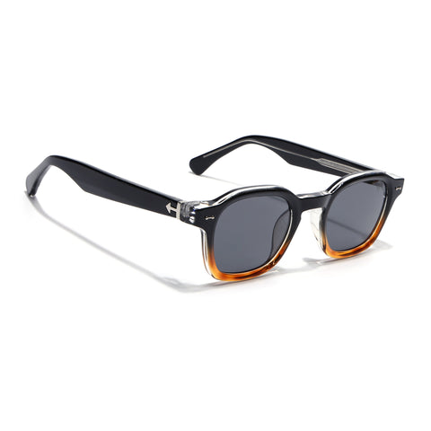 Anton | Black & Brown Wayfarer Sunglasses | MG8150