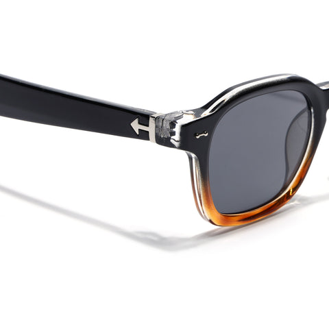 Anton | Black & Brown Wayfarer Sunglasses | MG8150