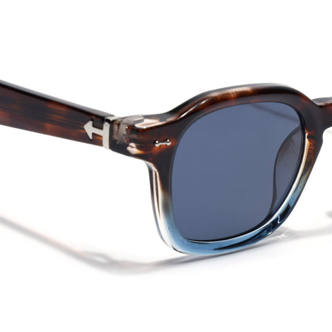 Anton | Brown & Blue Wayfarer Sunglasses | MG8151