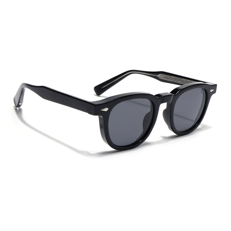 Evian | Shine Black Wayfarer Sunglasses |  MG8155