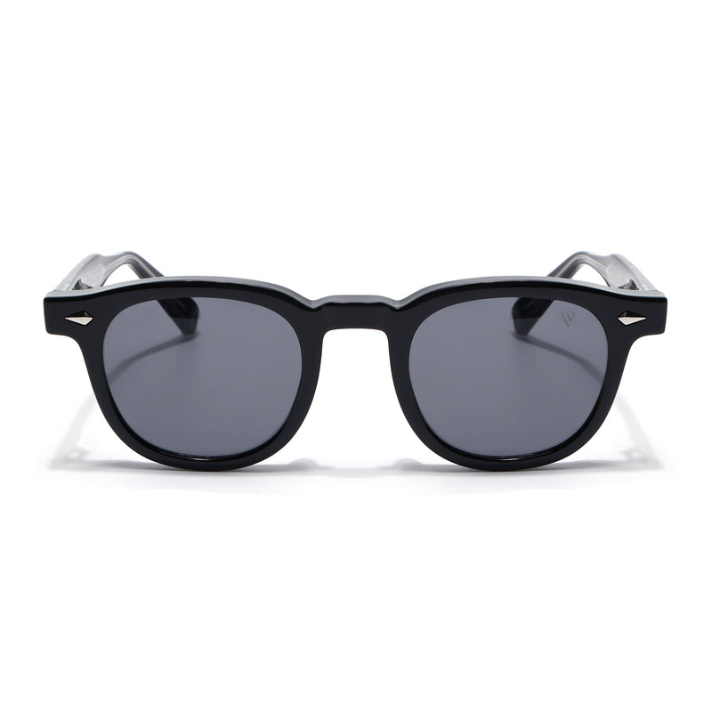 Evian | Shine Black Wayfarer Sunglasses |  MG8155