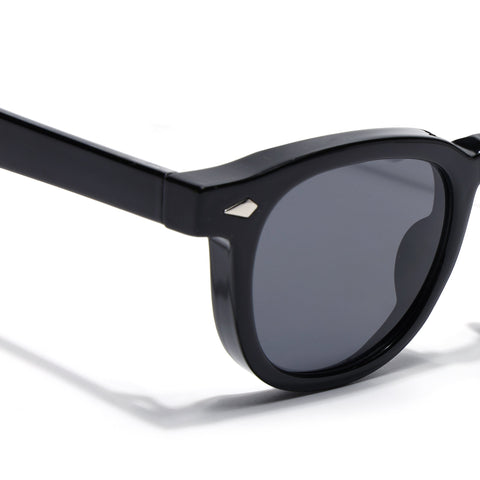 Evian | Shine Black Wayfarer Sunglasses |  MG8155