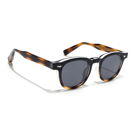 Evian | Black & Brown Wayfarer Sunglasses | MG8157