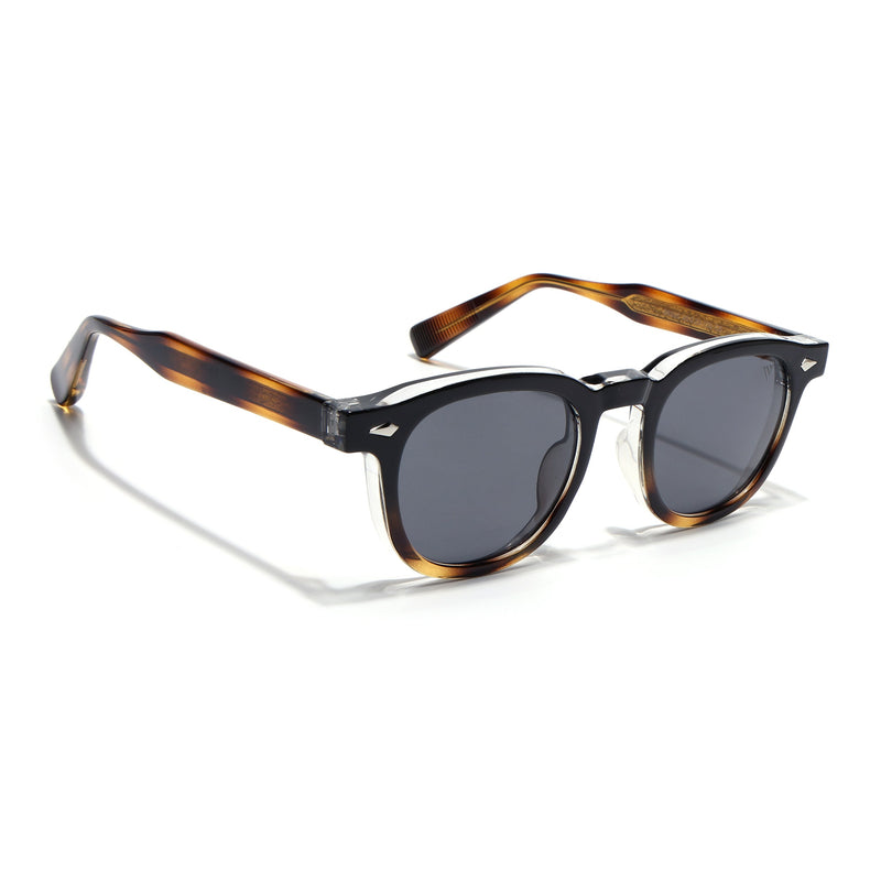 Evian | Black & Brown Wayfarer Sunglasses | MG8157