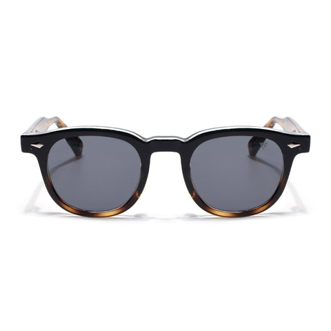Evian | Black & Brown Wayfarer Sunglasses | MG8157