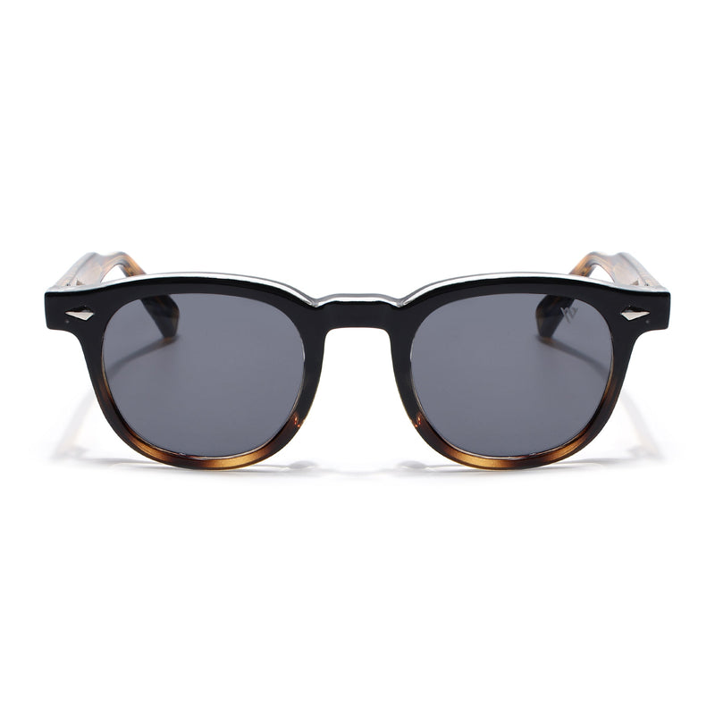 Evian | Black & Brown Wayfarer Sunglasses | MG8157